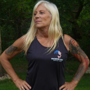 Women's Wolfhounds Legacy Racer Back Tank Top